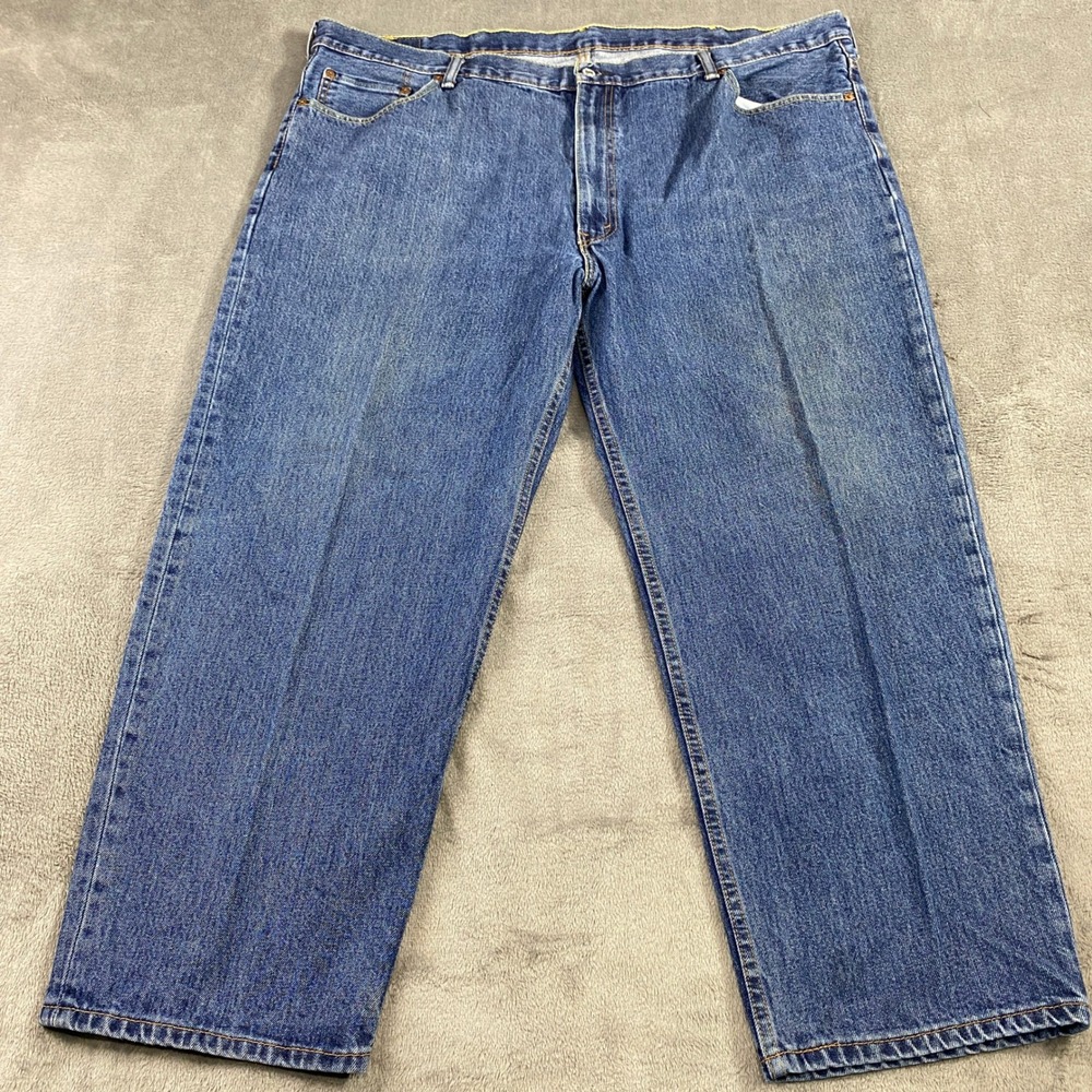 Levis Jeans 550 Men 48x29 Blue Straight Leg Medium Wash Denim Classic Western